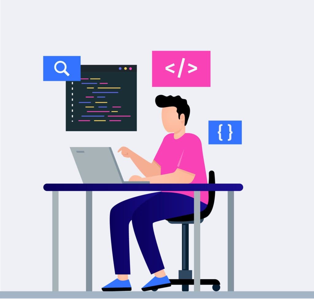 Hire a Developer Illustration