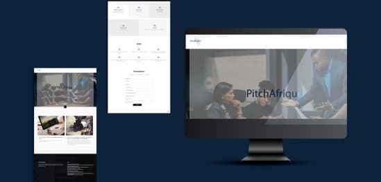 Pitch Afrique — Landing-page project by WebGuru